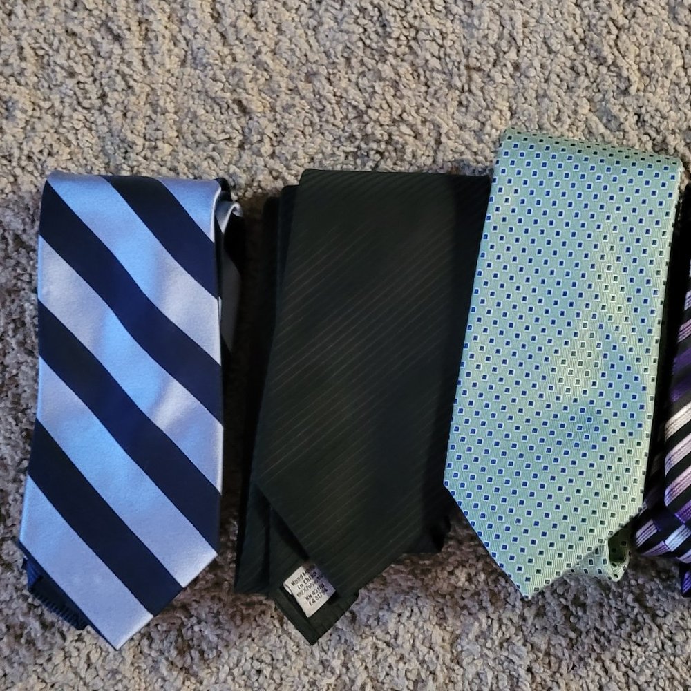 Set of 3 Mens Ties by Various Brands